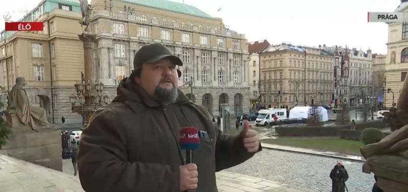 Megkerült Bende Balázs: mégis visszatért a képernyőre mint a Hír TV tudósítója