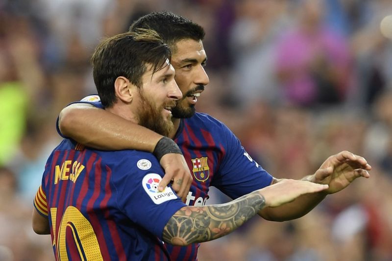Újra egy csapatban Lionel Messi és Luis Suárez