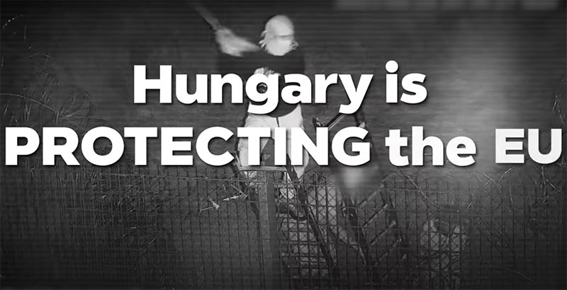 A migránsozó videóit Szlovákiában is futtatta a magyar kormány