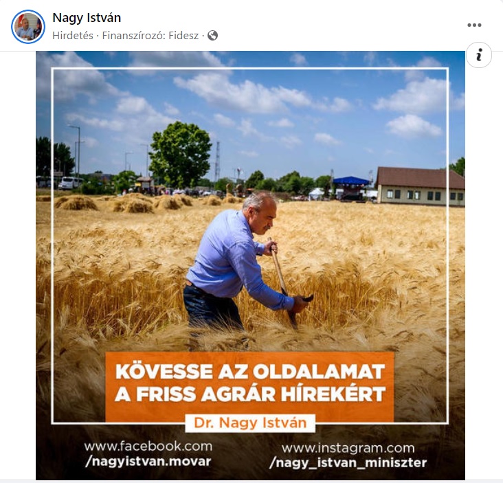 A gazdákat riogatja Nagy István agrárminiszter Ukrajna (esetleges, nagyon távoli) EU-csatlakozása miatt
