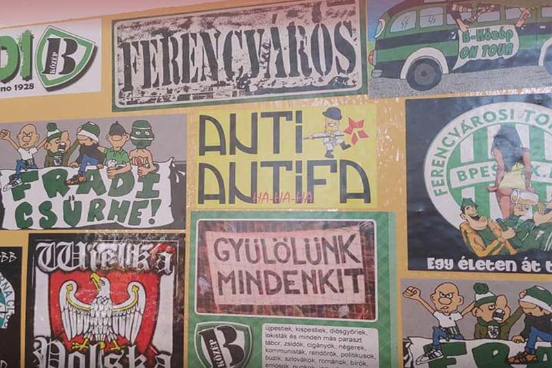Náci és rasszista szimbólumokkal díszítették a ferencvárosi iskolát