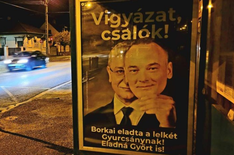 Borkai Zsolt Gyurcsány embere lenne? Plakátkampánnyal támad a jelenlegi győri városvezetés