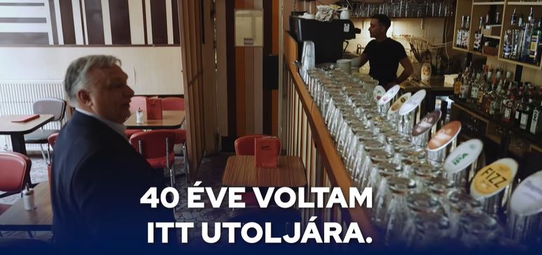 Orbán Viktor leugrott a belvárosi Ibolya presszóba nosztalgiázni – videó 