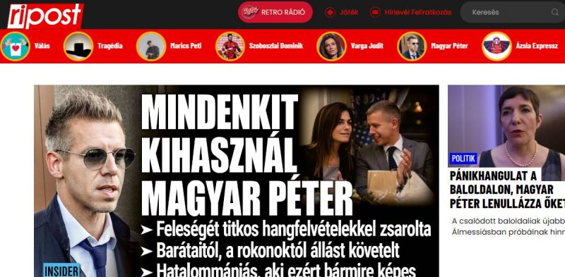 Ennyire fél a Fidesz? Összehangolt támadással tüzelnek ma a kormánypárti lapok, minden címlapon ugyanaz a lejárt sztori van Magyar Péterről 