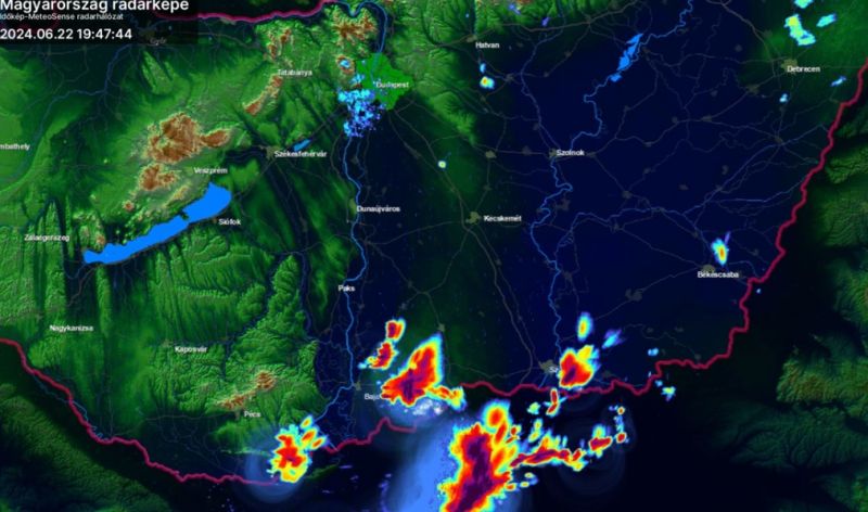 Rémisztő, ami a radaron látszódik: ezek a viharok letarolják a fél országot