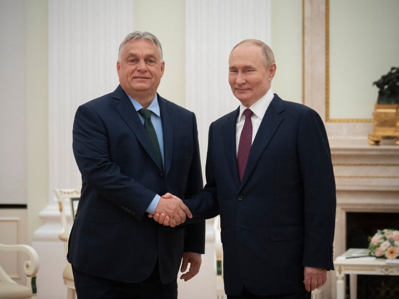 Oroszország "nagyra értékeli" Orbán Viktort